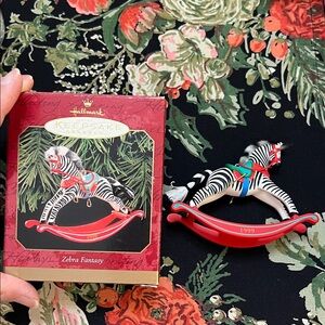 Hallmark Zebra Fantasy Ornament